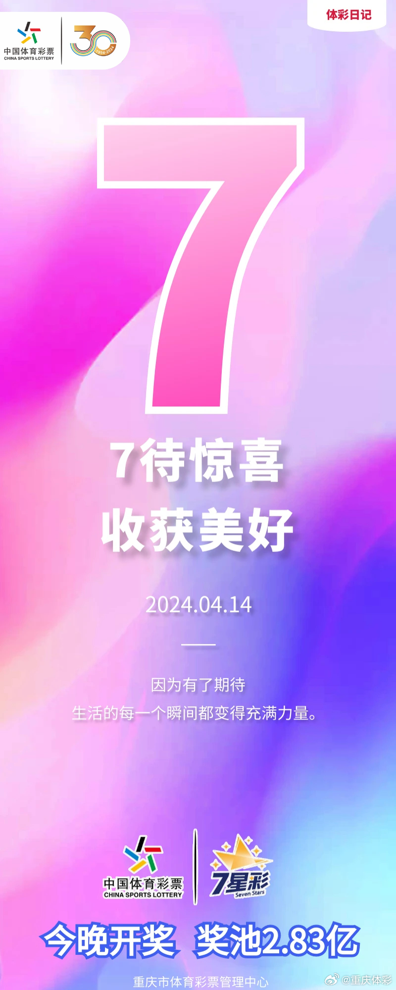 七星彩开奖结果揭晓，今日幸运降临何处？
